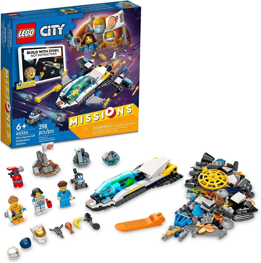 Конструктор LEGO City Missions 60354 Миссии исследования Марса лего