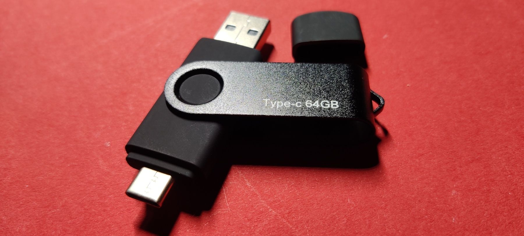 USB Флешка 2 в 1 USB- USB TYPE C