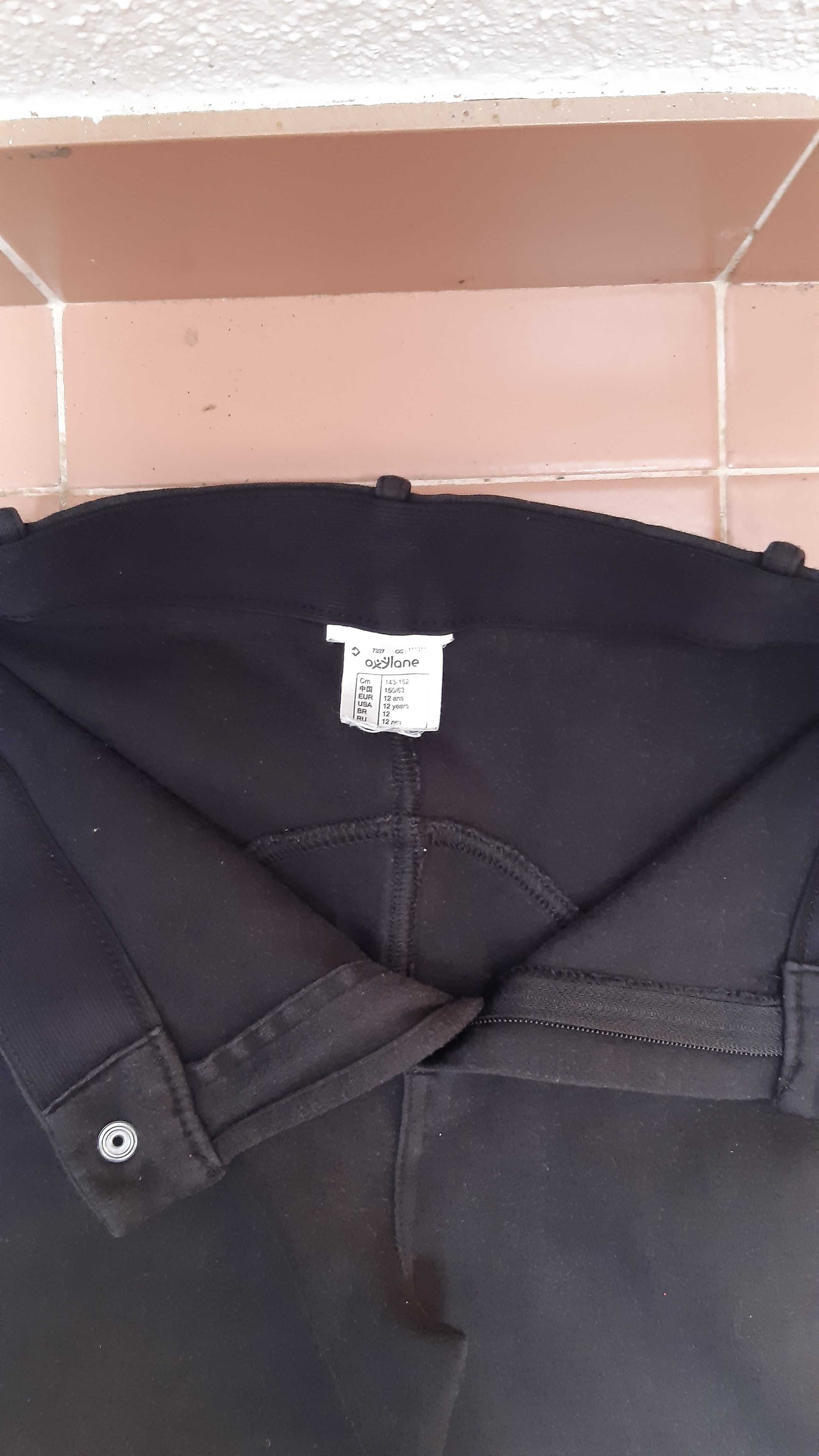 calças de equitação criança