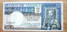 Set completo Notas de Angola Camões - 1000, 500, 100, 50 e 20