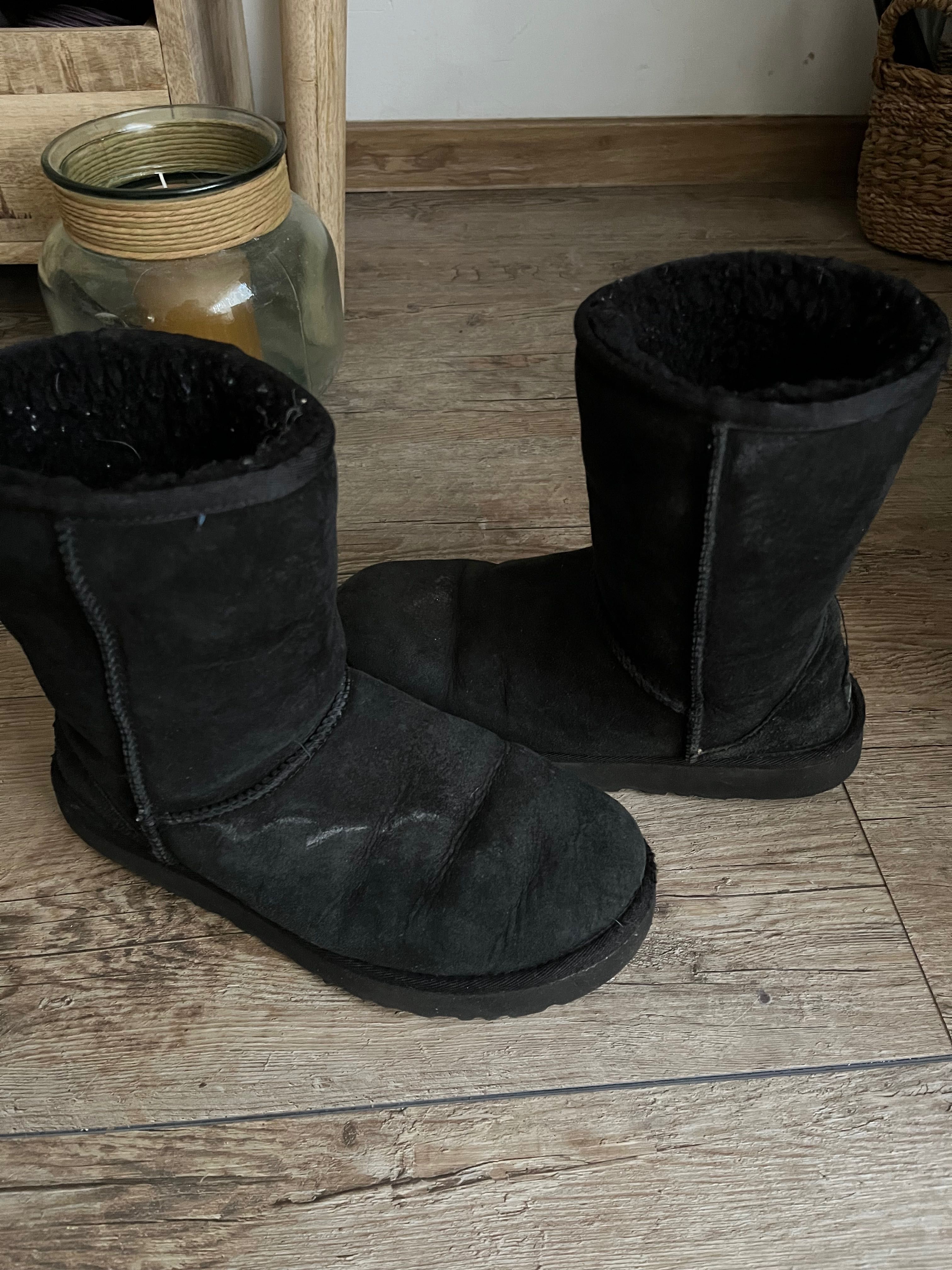 Ugg Czarne buty zamszowe Zimowe r. 40