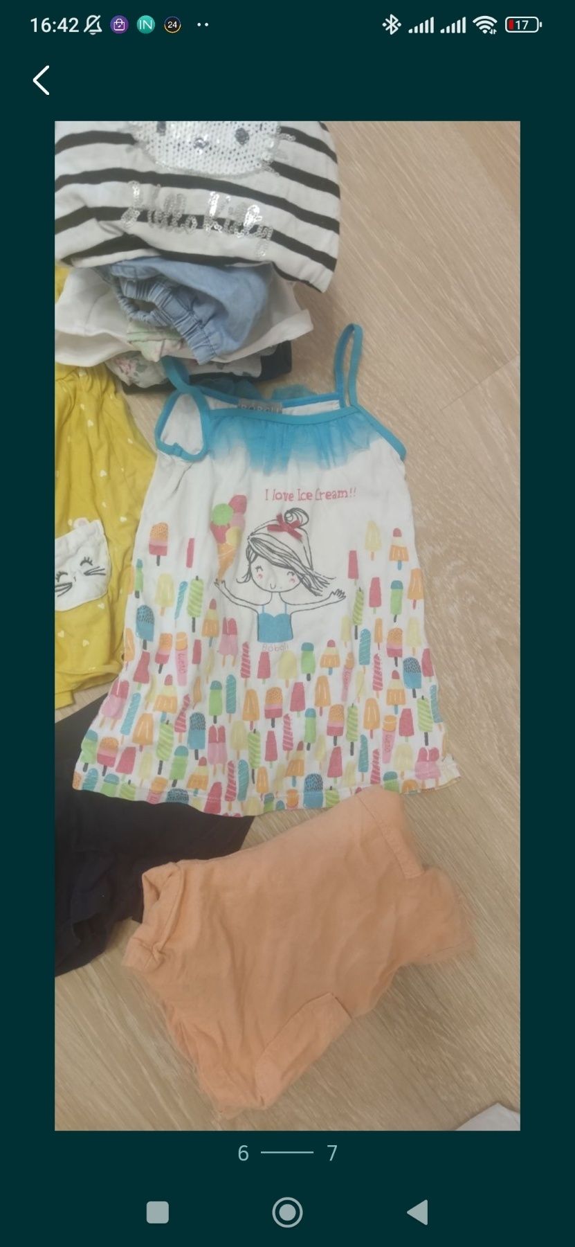 Великий пакет літнього одягу, речі на дівчинку 1.5-2 роки