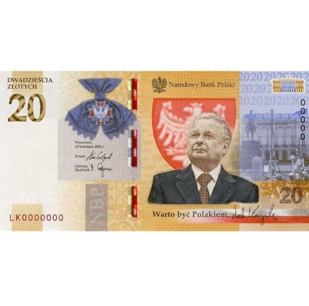 20 zł Lech Kaczyński. Warto być Polakiem