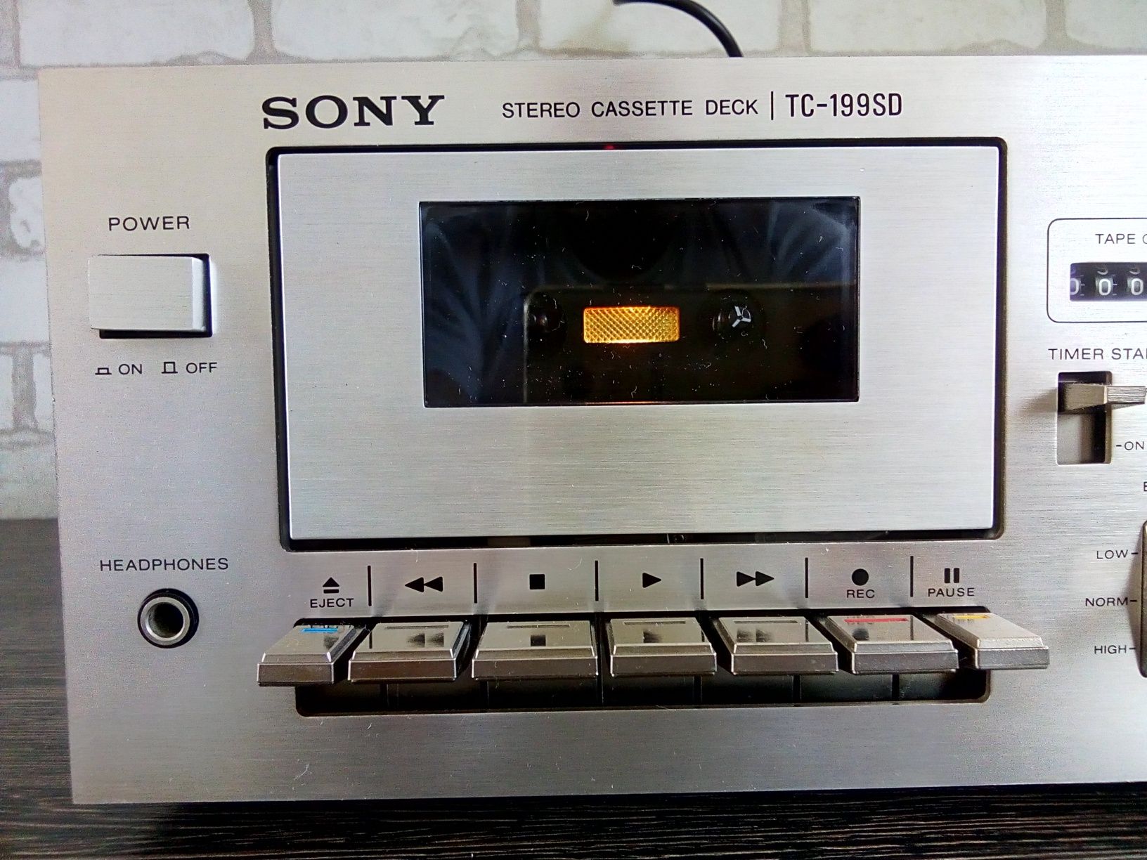SONY TC-199 SD Stereo Cassette Deck 1977-78