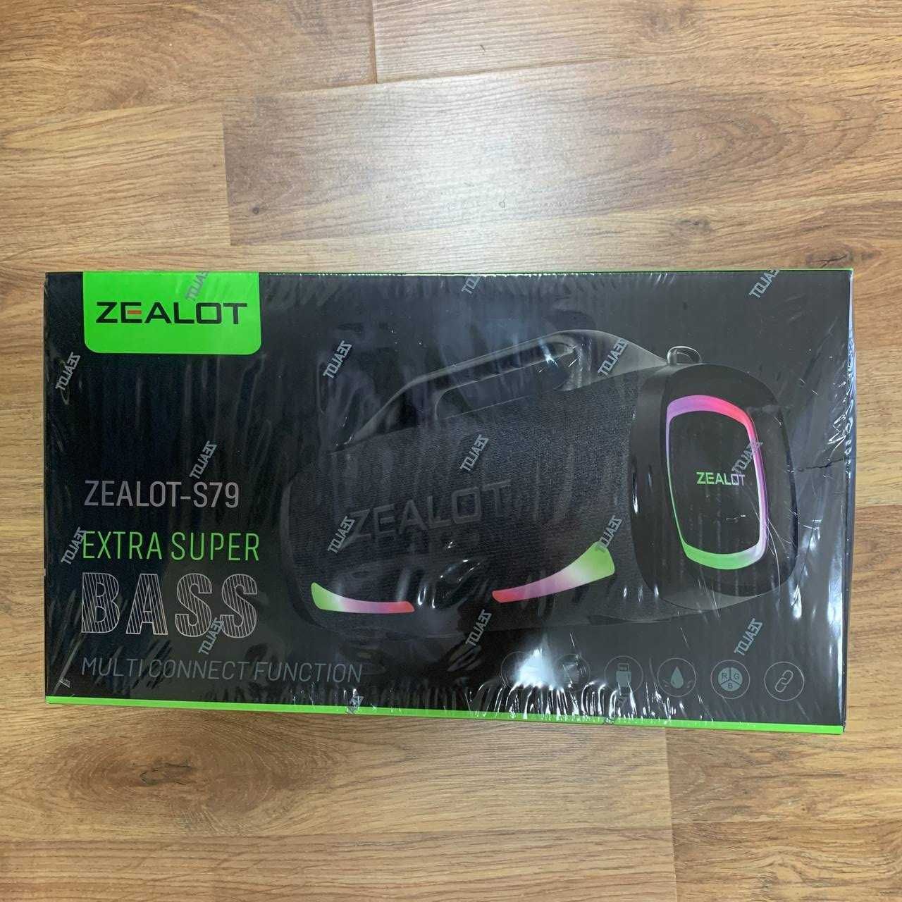Bluetooth колонка ZEALOT S79 (100 Вт, водонепроникна, з підсвіткою)