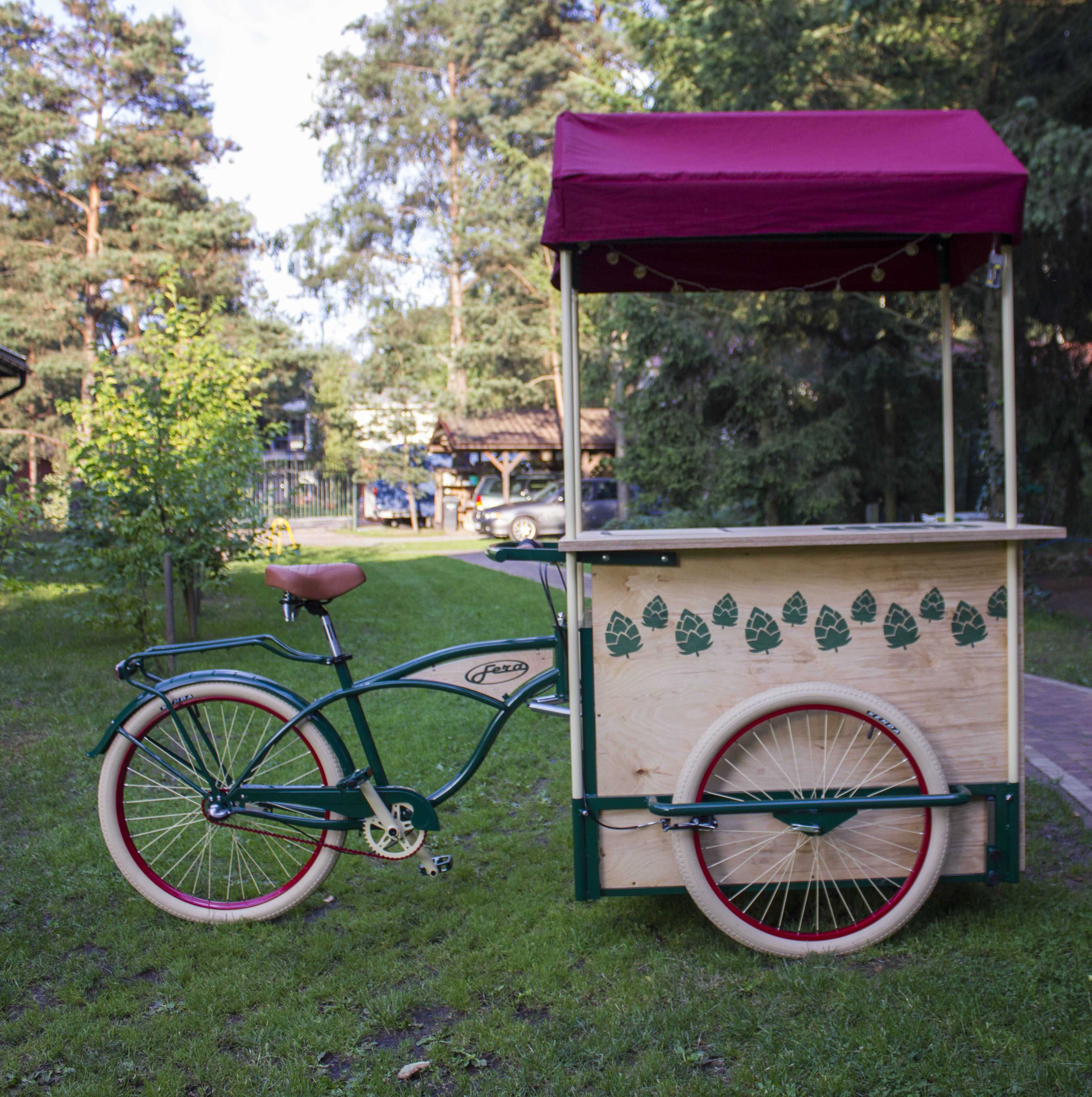 Riksza, bar mobilny, rower gastronomiczny, cargo