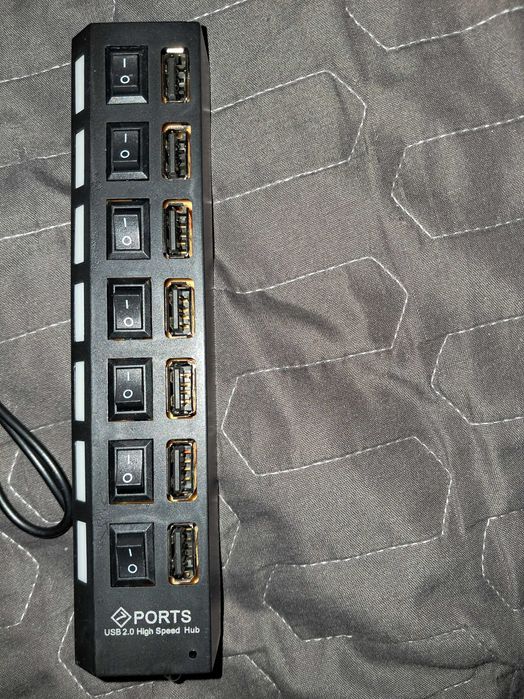 Listwa ładująca na 7 portów usb nowa