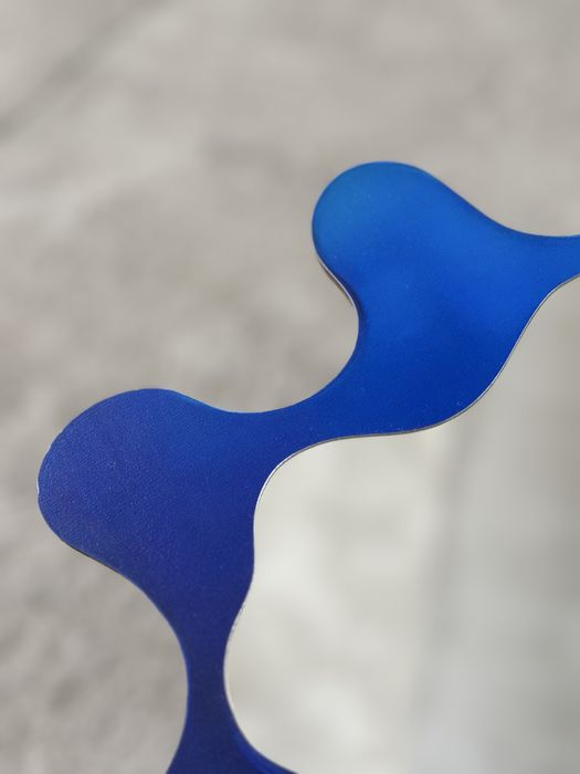 Retro lustro ścienne o nieregularnym ksztalcie Modern Design kolorowe