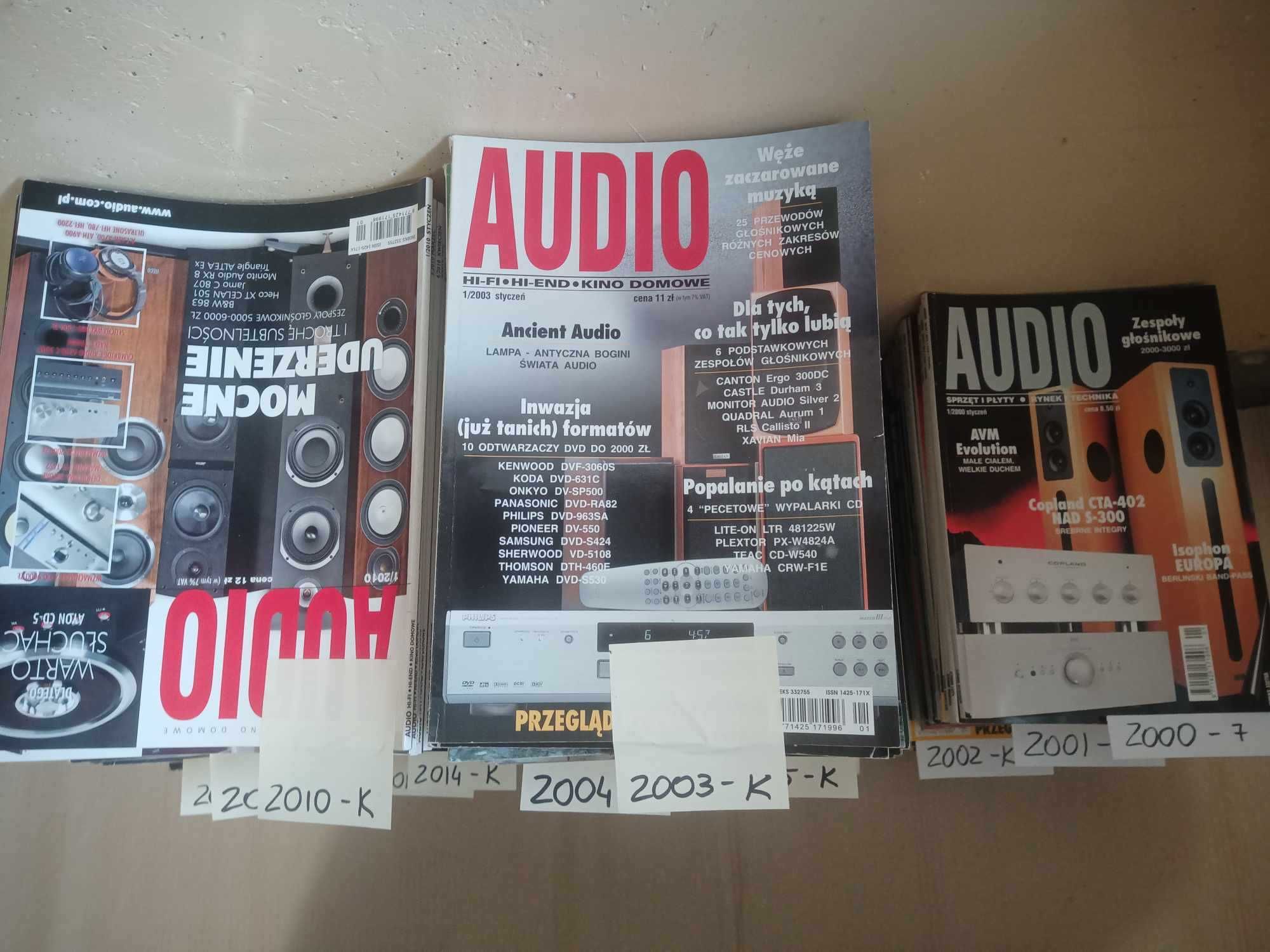 Czasopismo audiofilskie Audio lata 1997 - 2022 kolekcja
