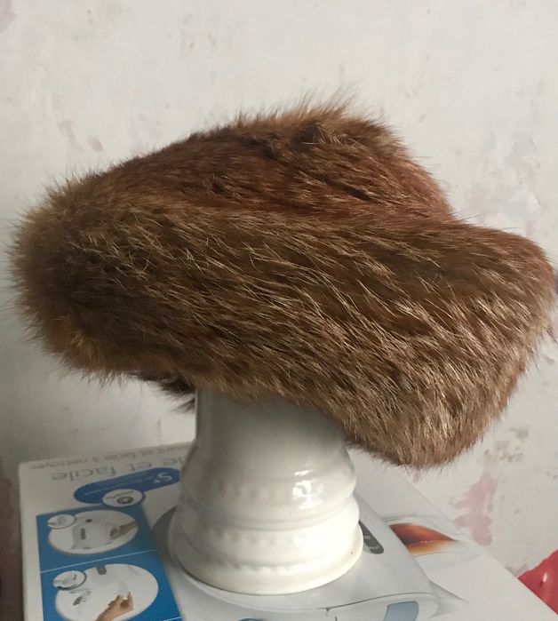 Головной убор натуральный мех