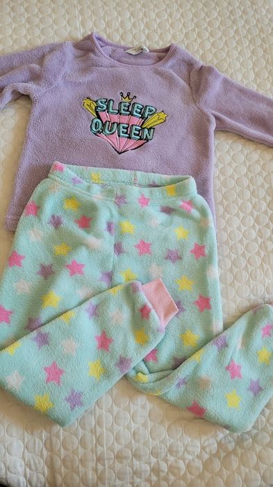 Polarowa piżama dla dziewczynki 4-5 lat