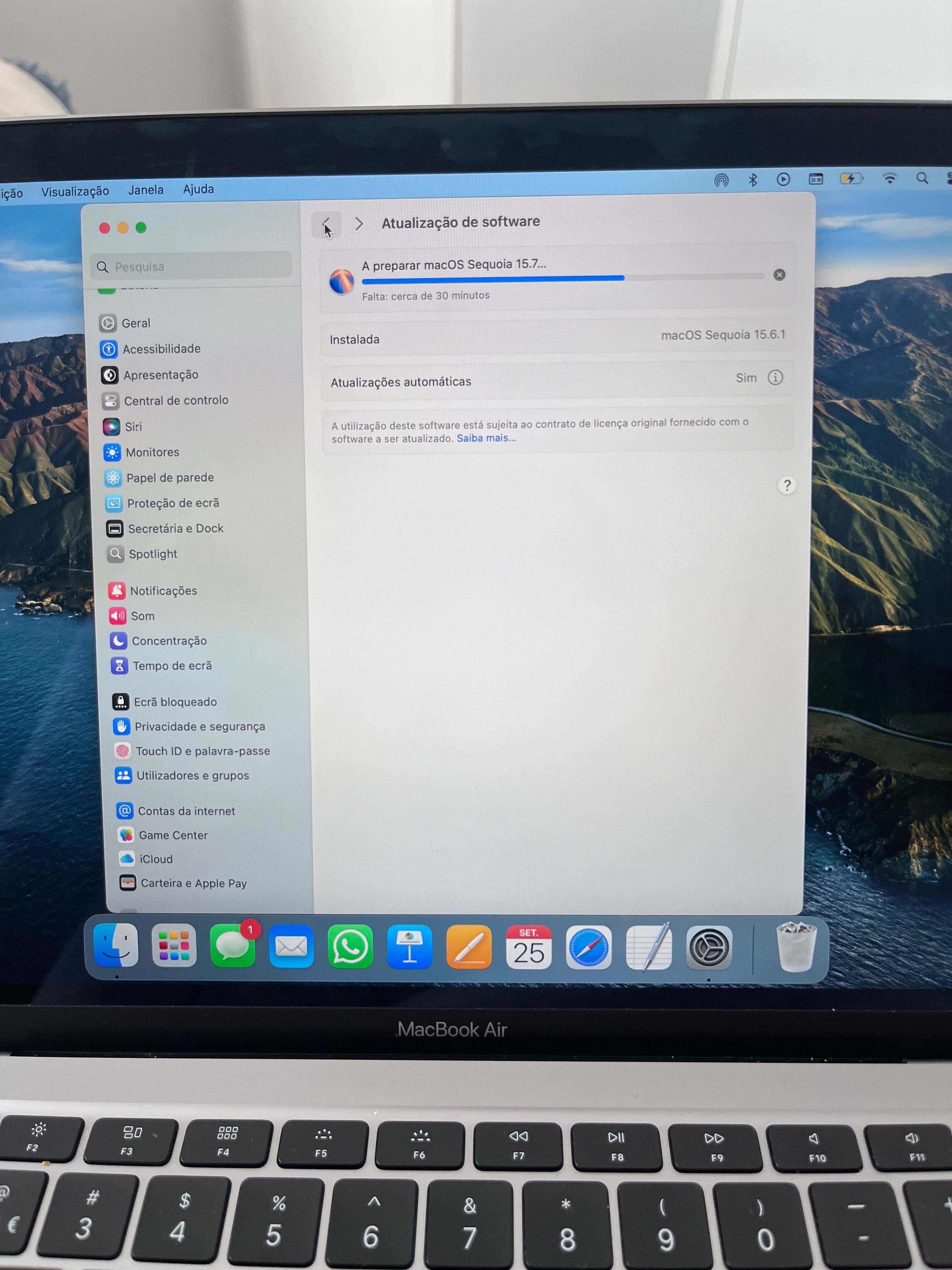 Macbook Air 13 polegadas com ecrã de retina 2020