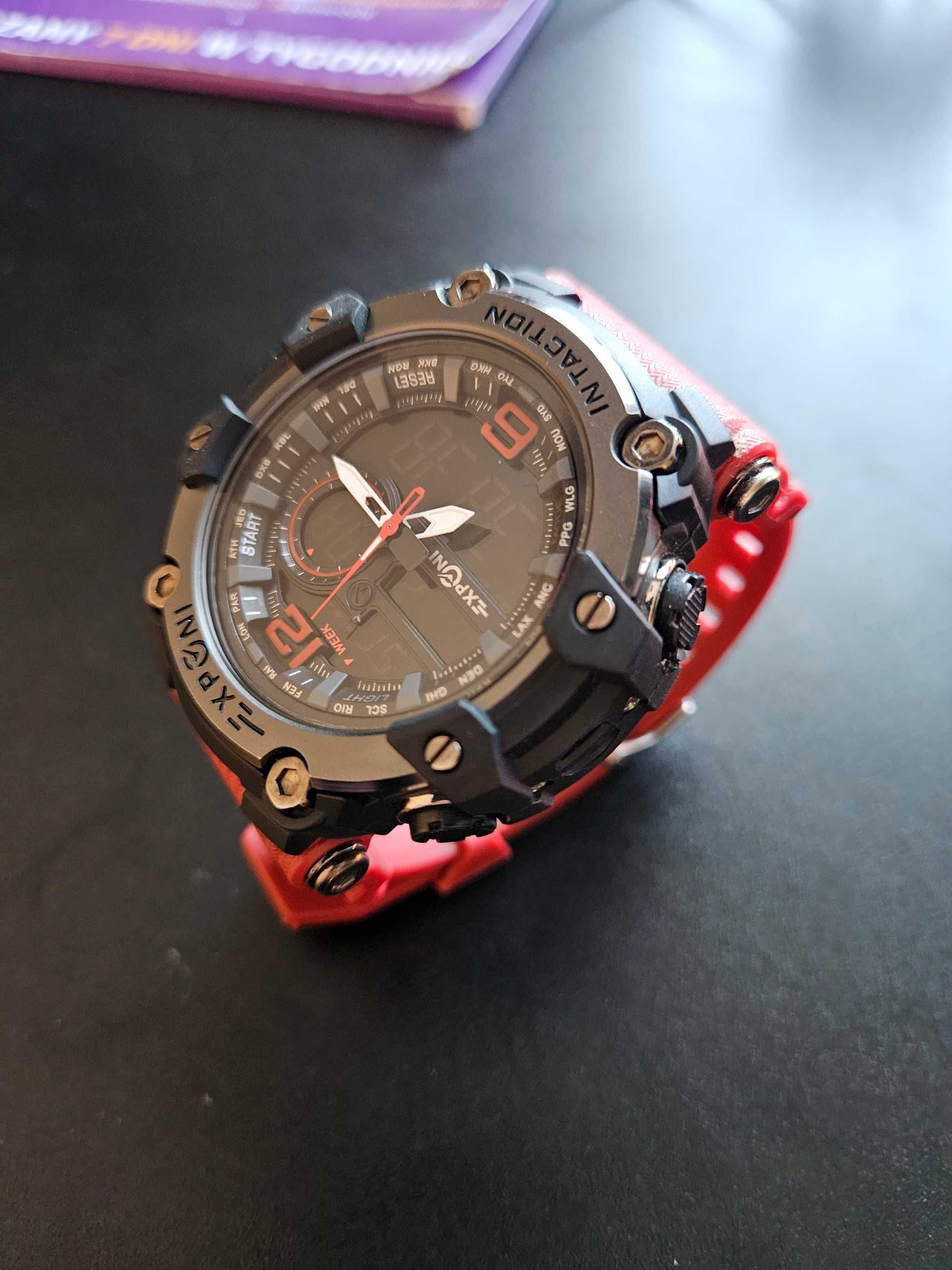 Fajny pancerny zegarek sportowy exponi jak gshock garmin zamiana