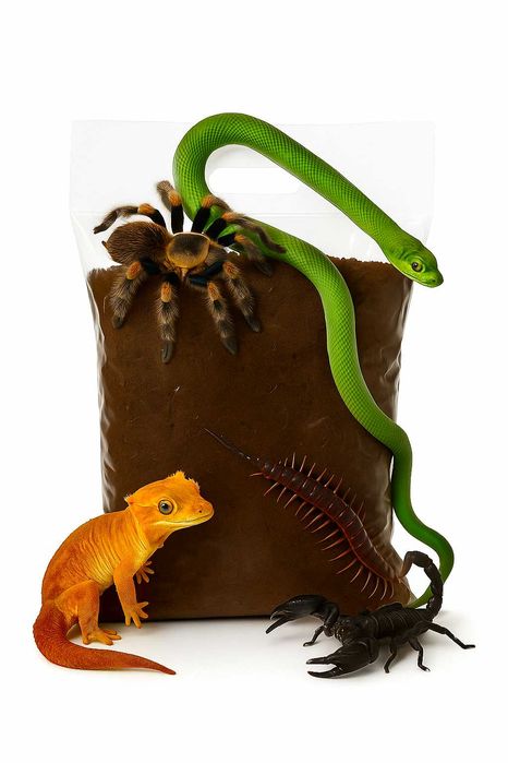 Włókno kokosowe torf kokosowy ziemia do terrarium 5L podłoże ptasznik