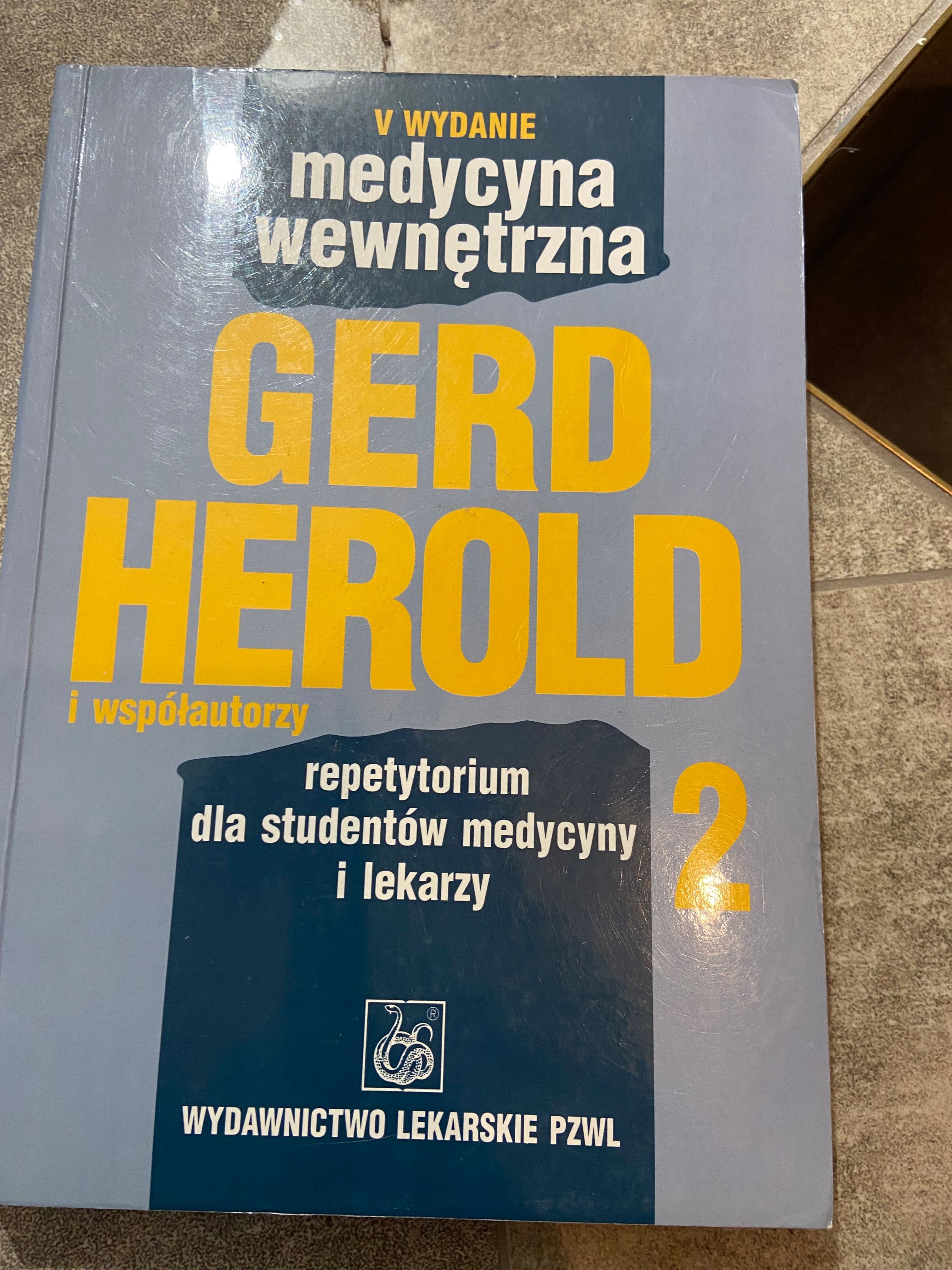 Podręczniki komplet interny Herold 1 i 2 tom, komplet