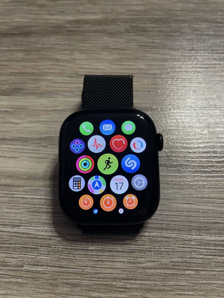Apple Watch 10 GPS+CELLULAR 46MM Pasek S/M onyks
