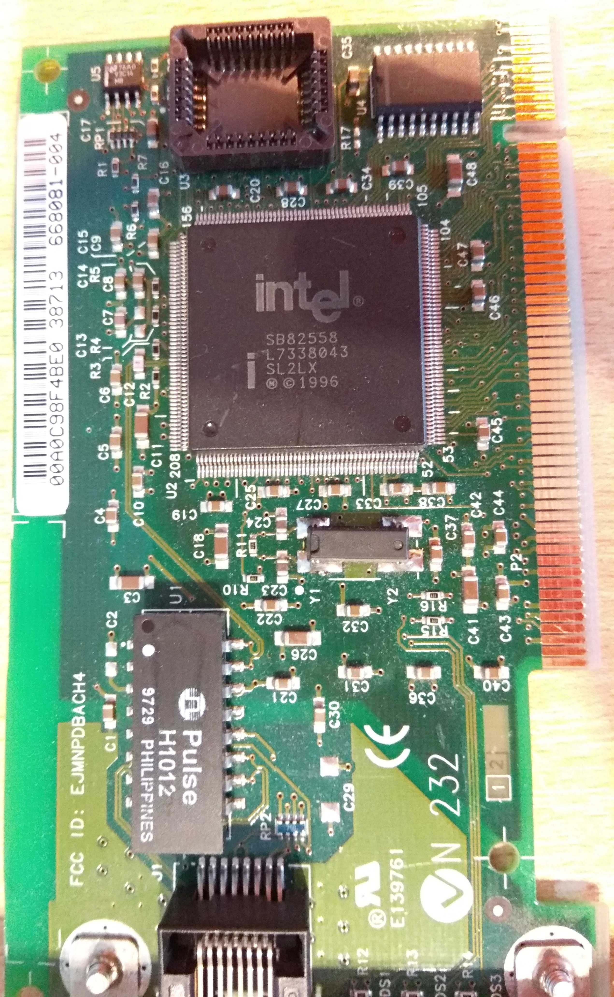 Сетевая карта, сетевой адаптер, мережева карта, Intel® PRO/100 S