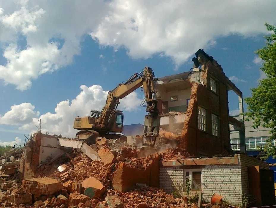 Демонтаж Котлован Вывоз мусора Знесення Вивіз сміття Демонтажні роботи