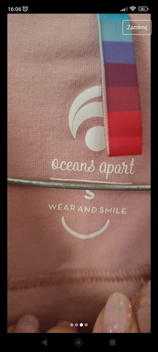 Różowa bluza Oceans Apart
