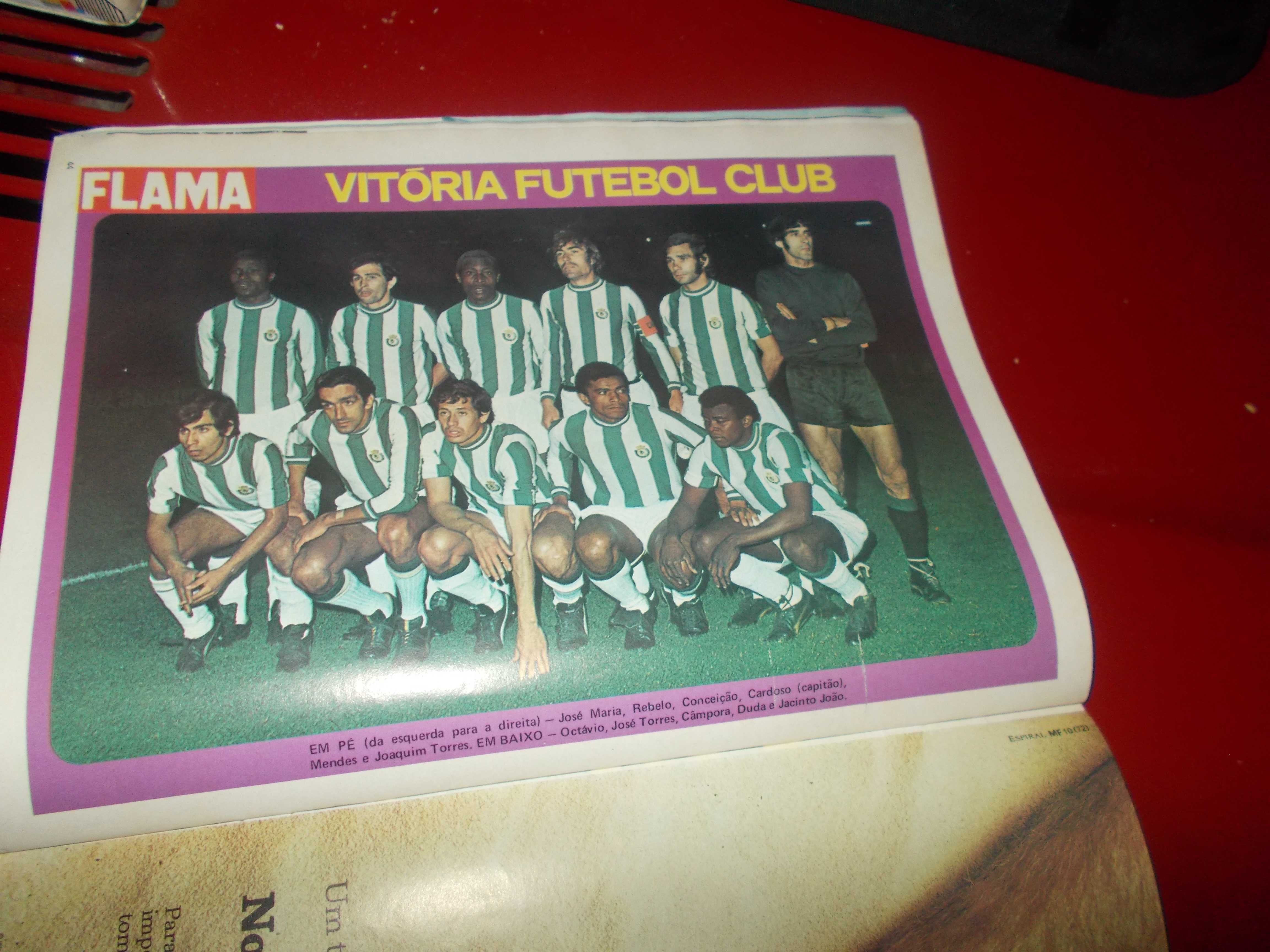Flama 1973. Fernando Tordo e Poster V. Setúbal.