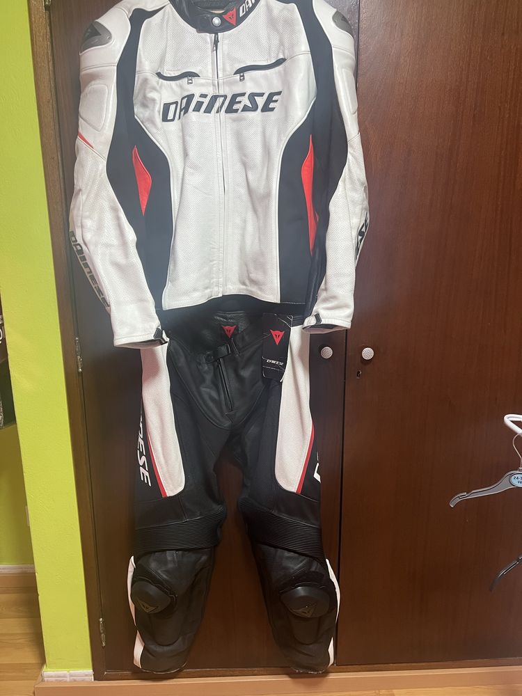 Dainese casaco e calcas cabedal