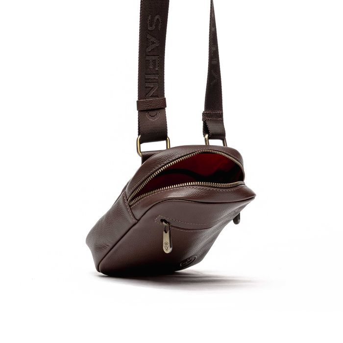 Мужская сумка из натуральной кожи / Сумка через плечо VS003