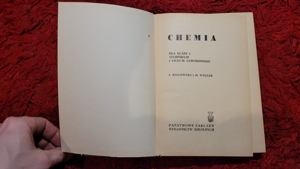 Chemia, A. Rogowski i M. Wójcik