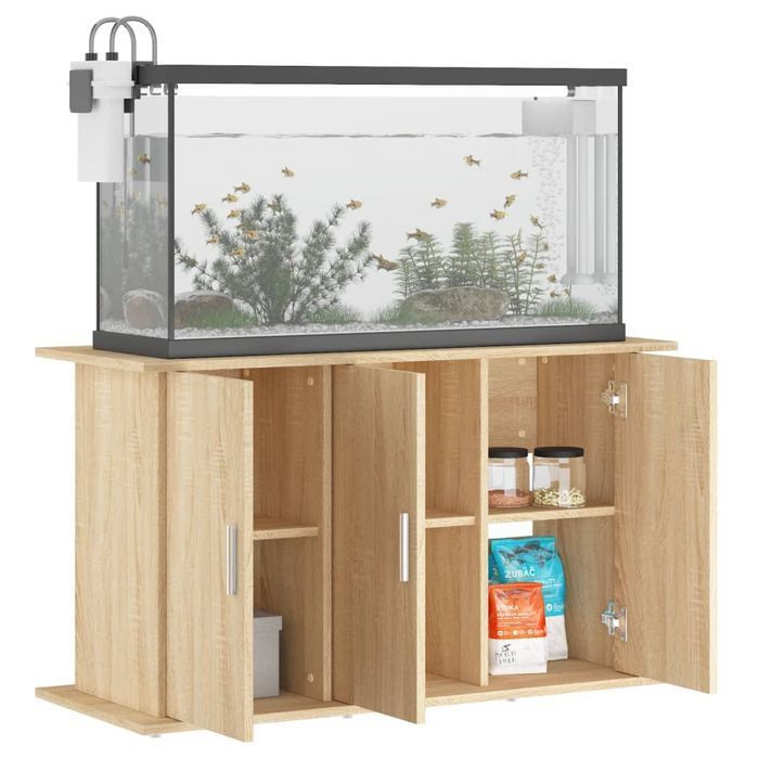 vidaXL Szafka pod akwarium, dąb sonoma, 101x41x58 cm