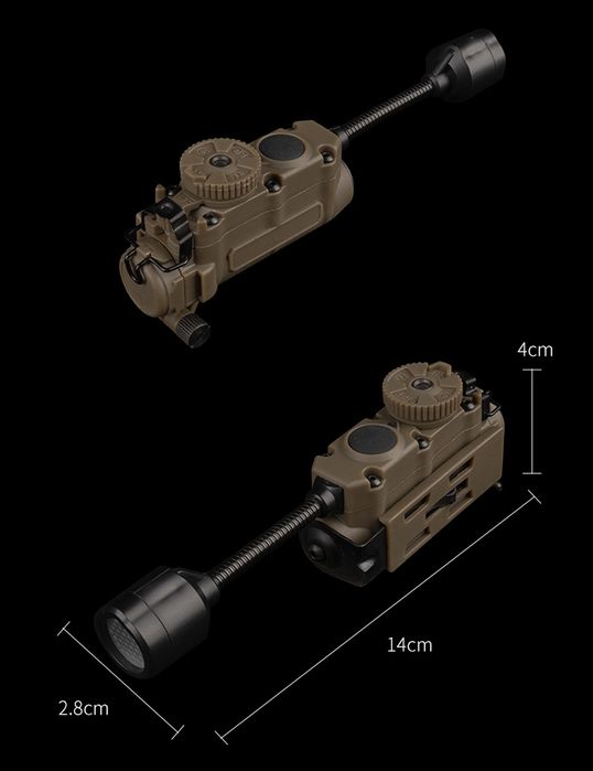Тактичний/ тактический  ліхтарик/фонарик  на шолом каску військовий