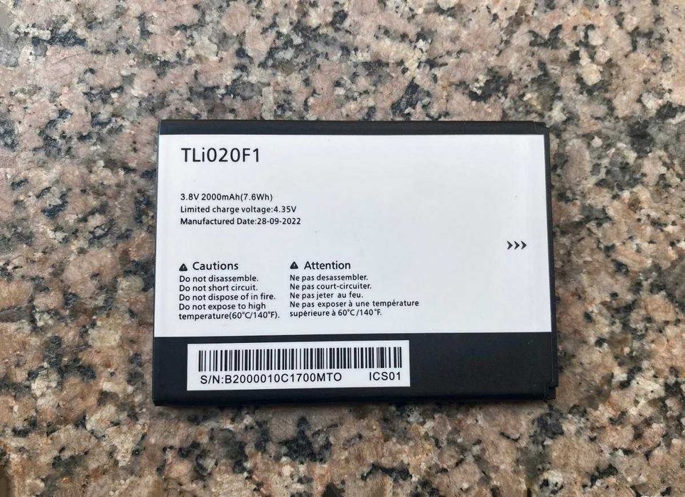 Bateria para Alcatel Pop C7 /Pixi 4/ Vodafone Turbo 7 /Alcatel U5/Etc.