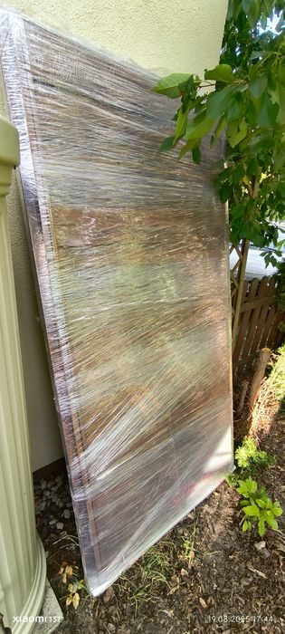 NOWE drzwi boczne WIŚNIOWSKI garażowe stalowe  złoty dąb