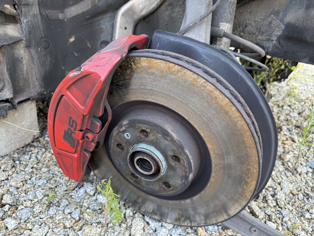 AUDI A4 B8 A5 8T A6 A7 C7 Q5 Zaciski 356mm tarcze osłony