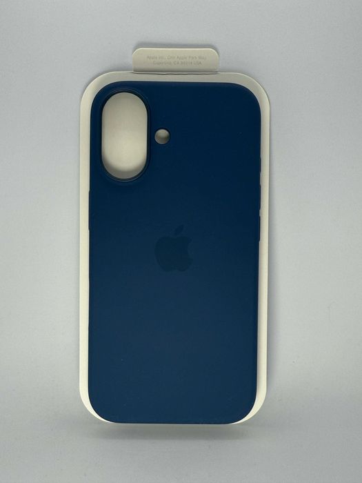 Capa Apple para Iphone 16 - Azul Denim - Novo - Embalado