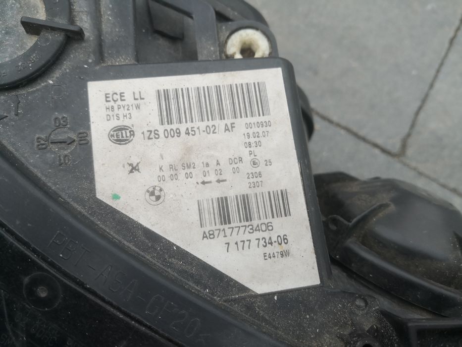 Reflektor przedni prawy BMW e60 e61 lift Bi-xenon Europa