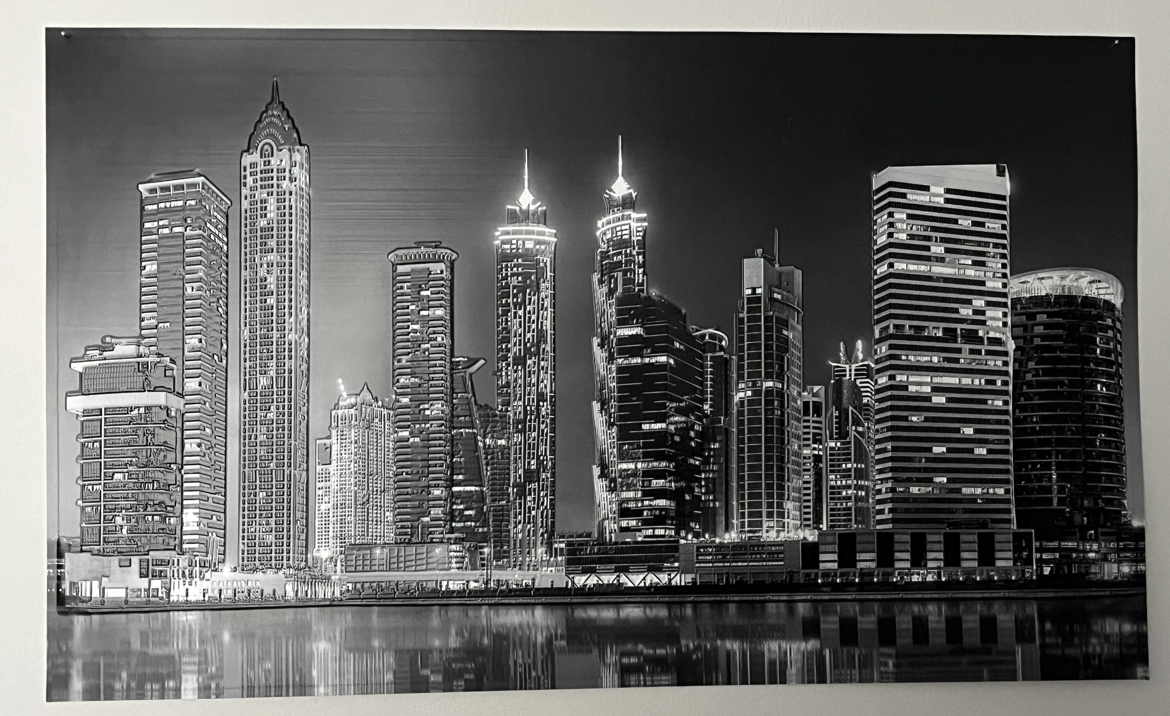 PANEL ŚCIENNY 3D Dubai - 100x60