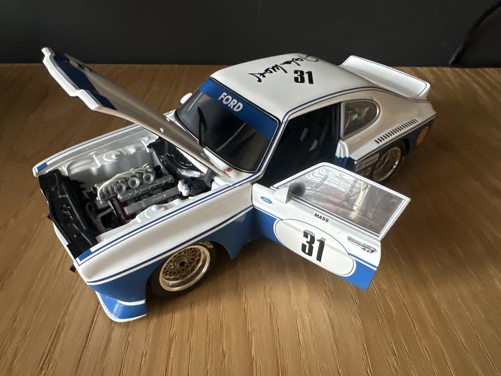 Minichamps ford capri rs310 z autografem jochen mass, no autoart 1:18
