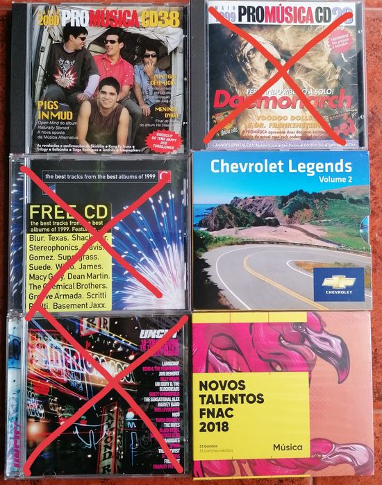 CDs revista Uncut e outras colectâneas