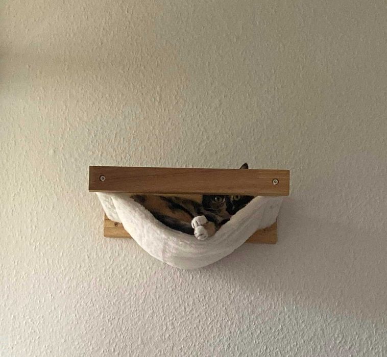 Legowisko hamak dla kota ścienna półka wspinaczka