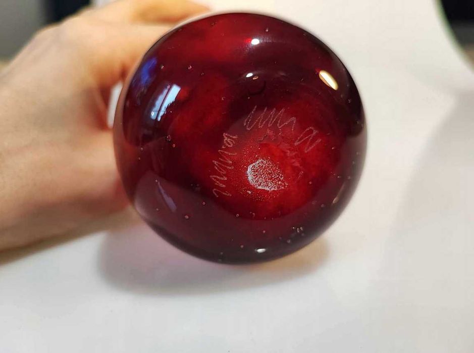 Przedwojenny grzybek,uchwyt szklany do cerowania skarpetek