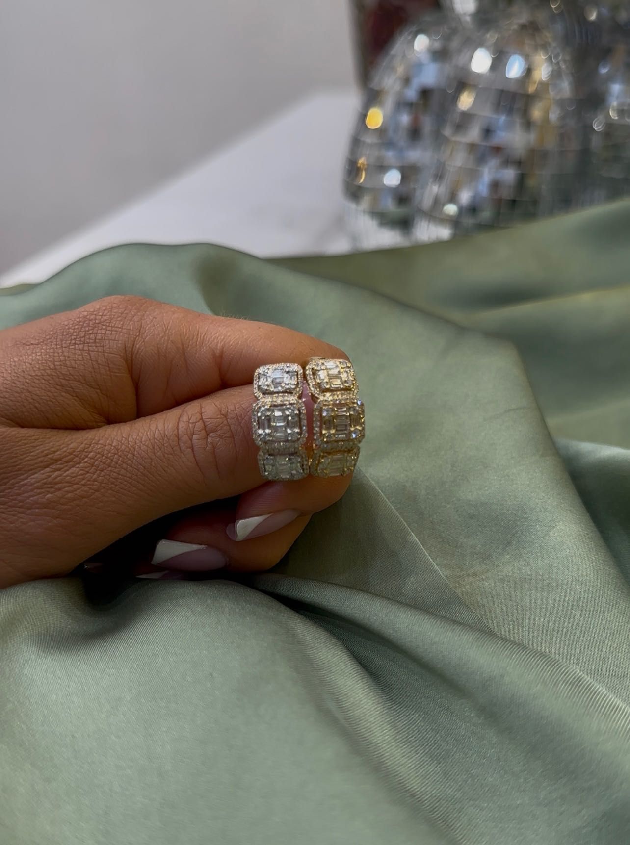 Pierścionek Infinity z diamentami naturalnymi 1.00 Ct