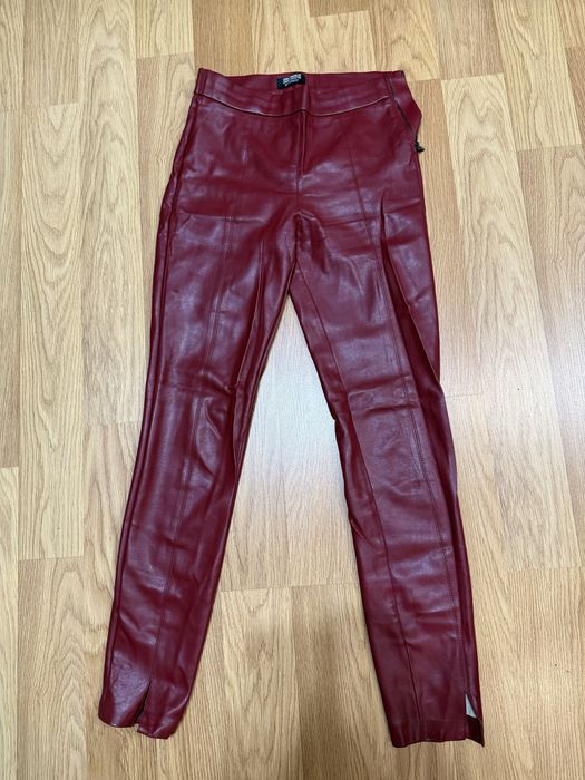 Стильні штани з штучноі шкіри