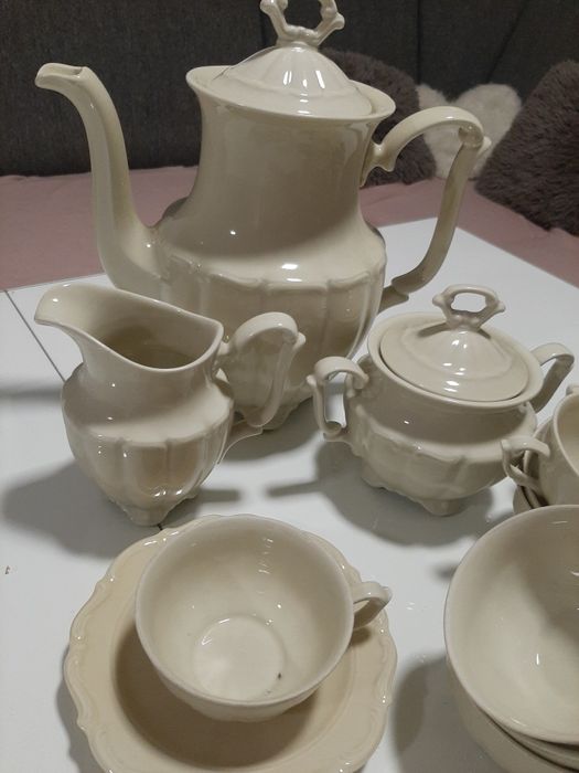 Komplet przedwojennej porcelany Tielsch Altwasser