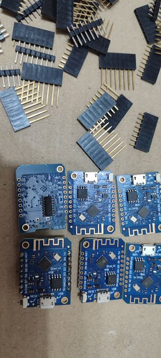 WeMos D1 mini на базе модуля ESP8266 ESP-12F, а также различные типы ш