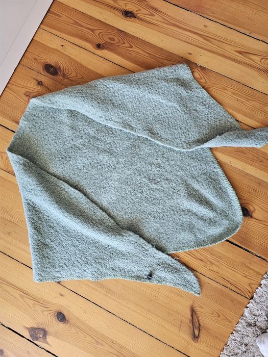 Miękki szal, narzutka chusta wiskoza i wełna