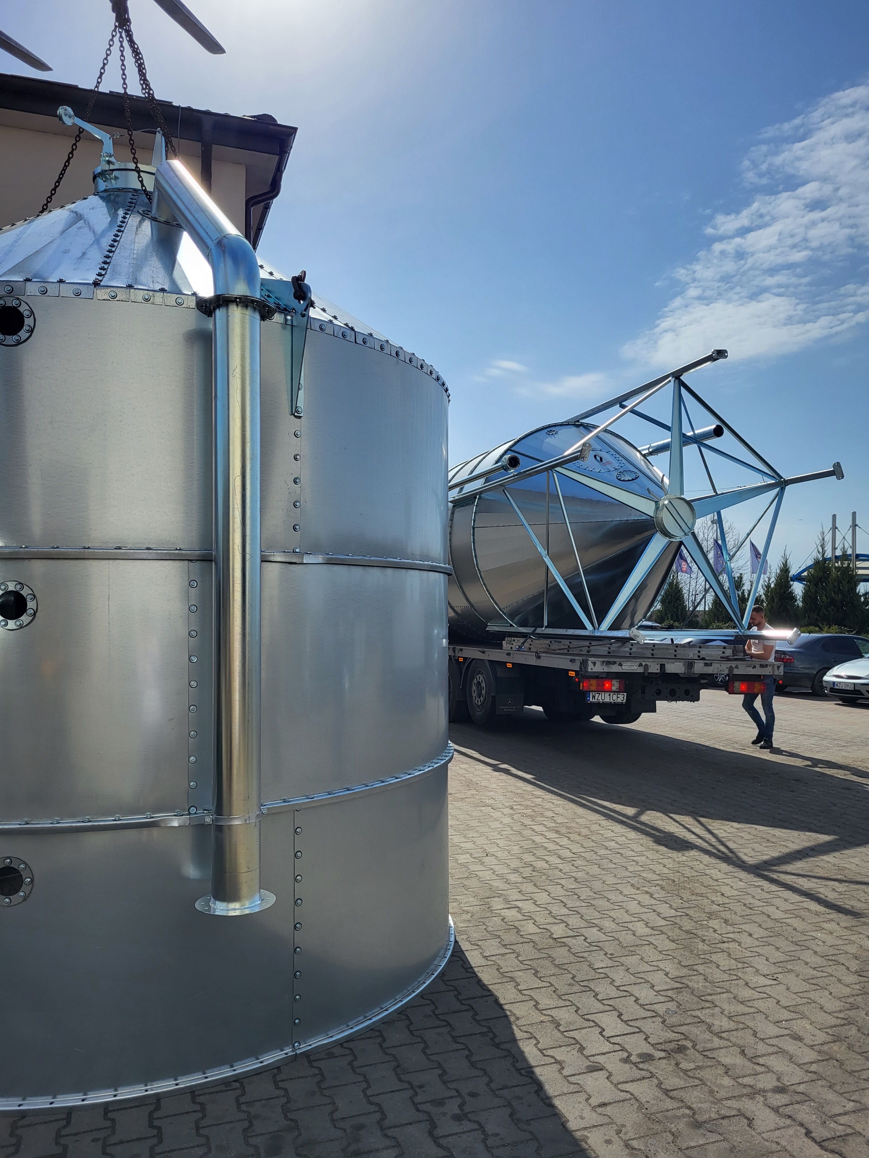 Silos 18ton 20t 35t 30t silosy zbiorniki Marco-Polo nowe Dowóz HDS