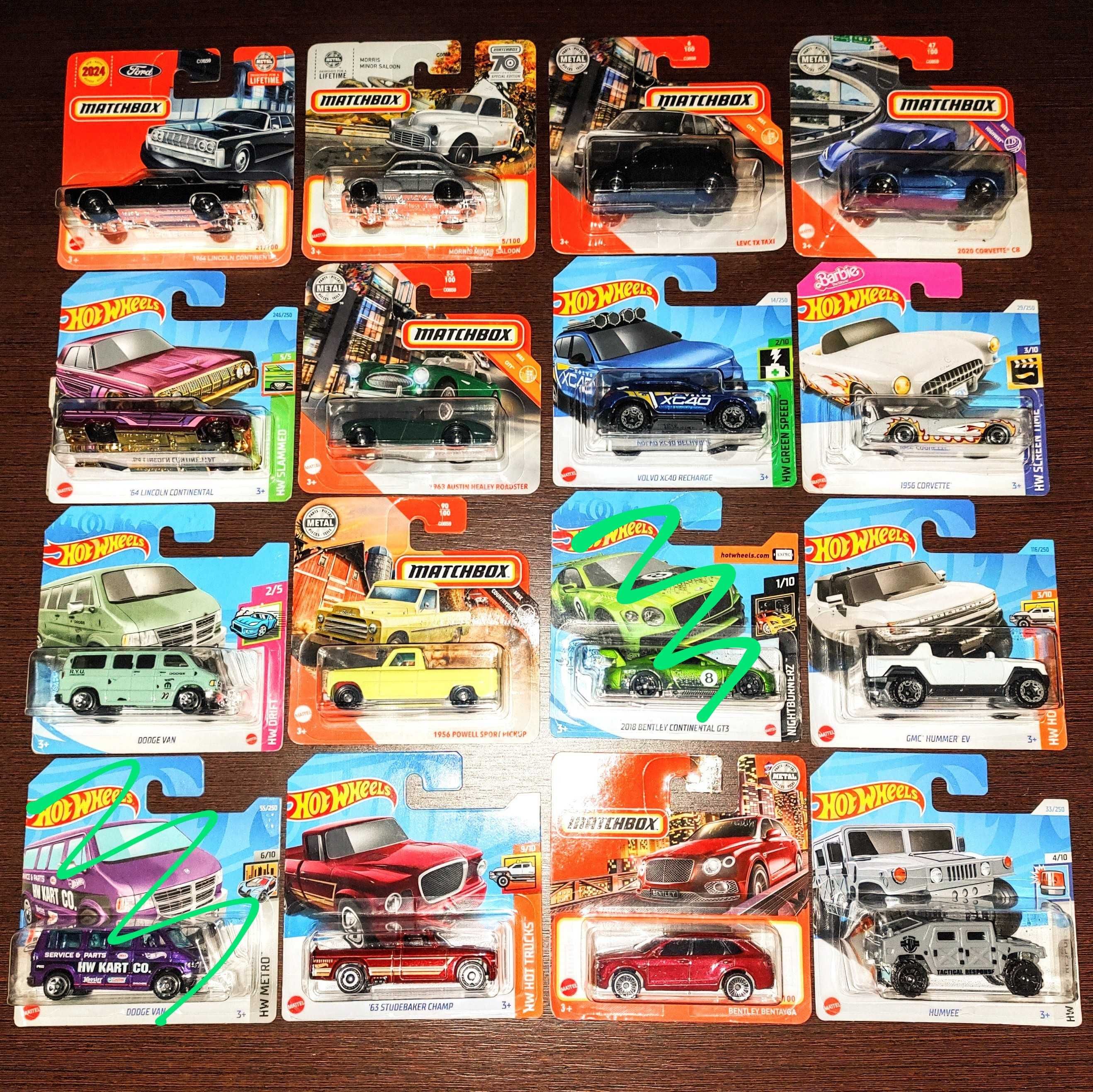 Tesla Hummer Lincoln Hot Wheels Matchbox нові колекційні моделі