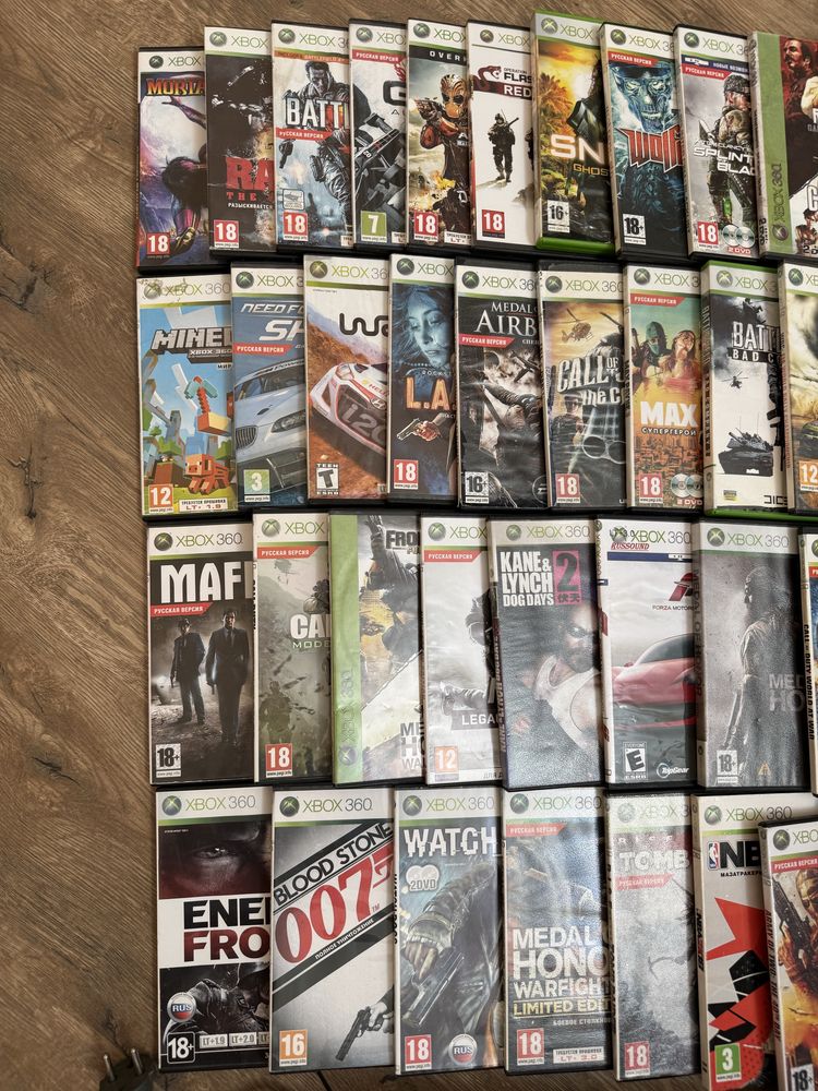 X Box 360 +69 дисків