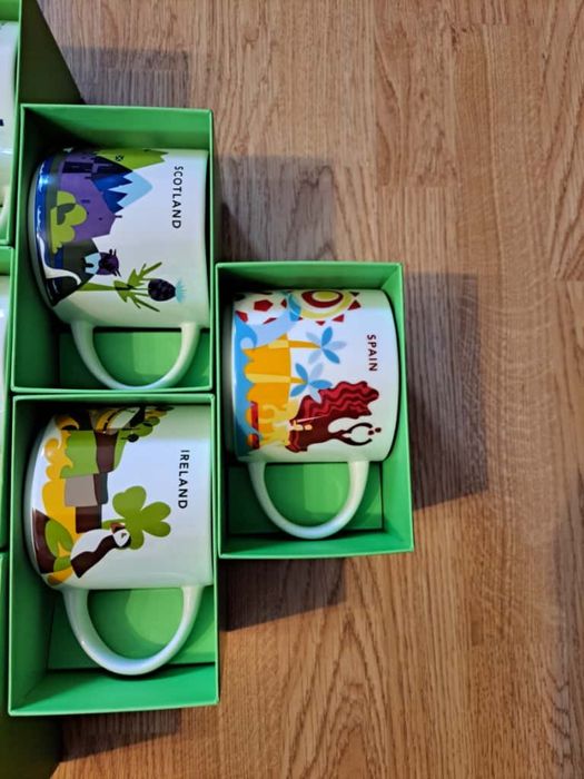 Kubek STARBUCKS, SCOTLAND England, Wales, Oxford, Abu Dhabi, Dubai