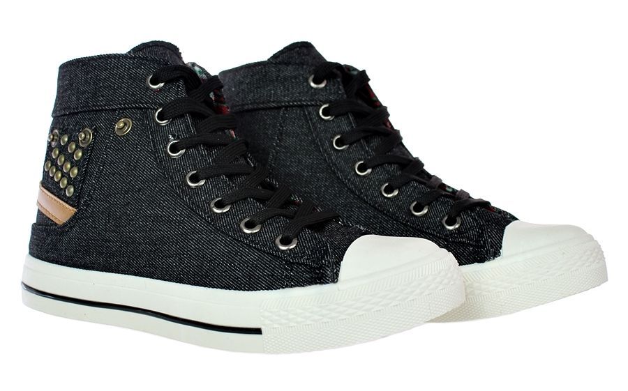 Trampki Damskie Wysokie Buty Sportowe 6141 Rozmiar: 39