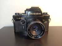 Ricoh TLS plus Auto Rikenon 1:2.8 55 mm, aparat analogowy gwint M42